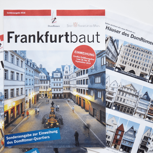 Frankfurtbaut-Sonderausgabe zur Eröffnungsfeier der neuen Frankfurter Altstadt